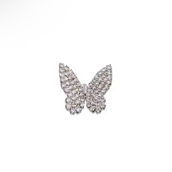 Sparkling Butterfly Toe Ring - Picture 2 of 3